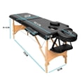 thumbnail image 4 of Camilla Para Masajes Profesional Gran Shopping Plegable Spa Tatto Cama Facial HM2514-1.2.3Black, 4 of 6