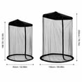thumbnail image 2 of THOPBPRK Umbrella for Chair , Chair Mesh Cover Protective Bug Net for Camping Fishing and Backyard Relaxation Portable Shield for Outdoor Seating and Patio Furniture Accessories, Black Size:S, 2 of 6