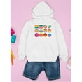 thumbnail image 3 of Colorful Shapes Hoodie Juniors -Smartprints Designs,  x-Large, 3 of 4
