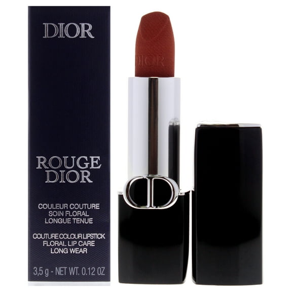 Rouge Dior Couture Velvet Lipstick - 100 Nude Look by Christian Dior for Women - 0.12 oz Lipstick (Refillable)