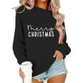 thumbnail image 4 of Goodtrade8 Womens Tops Christmas Merry Sweatshirts Vacation Long Sleeve Crewneck Womens Sweatshirts Christmas Gifts, 4 of 6