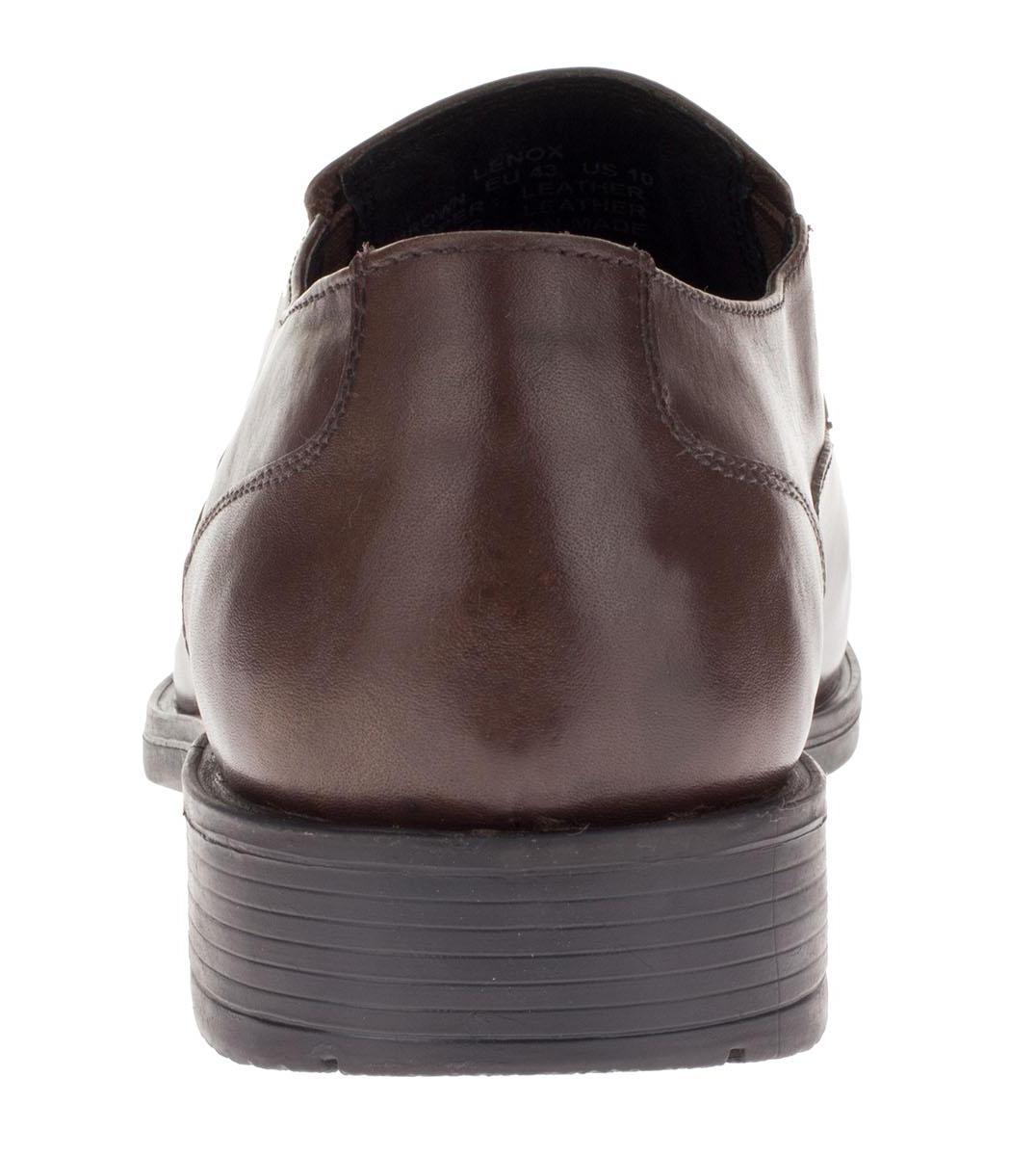 Mens Lenox Brown Leather Comfort Dress Shoe DTI DARYA - image 3 of 7