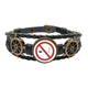 thumbnail image 1 of Logo no fumar Pulsera marina tejida en cuero, 1 of 4