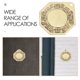 thumbnail image 2 of 2 piezas Mirror chino tradicional ocho diagramas espejo espejo de cobre adorno doméstico, 2 of 6