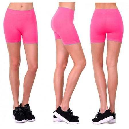 1 Champion Womens Mesh Shorts - Womens Sexy Legging Shorts Stretch Sports Casual Beach Slim Hot Pants One Size