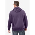 thumbnail image 4 of Kingsize Men's Big & Tall Fleece Zip-front Hoodie Jacket, 4 of 6