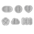 thumbnail image 4 of Inteprter Moldes de silicona para posavasos no tóxicos: bandeja de almacenamiento con moldes para posavasos duraderos y de gran suavidad, Kits de decoración para fiestas TYPE2 NO2, 4 of 4
