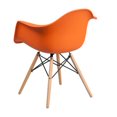 thumbnail image 3 of Heavenly Collection Bucket Armchair with Wood legs, 3 of 8