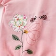 thumbnail image 6 of Ruiwill Girl Outfit Set Sets Winter Autumn Cartoon Sunflower Floral Print Long Sleeve Round Neck Top With Elastic Waist Pants Two Piece Toddler Kids Clothes Girl Clothes Pink Size 1-2 Years, 6 of 9