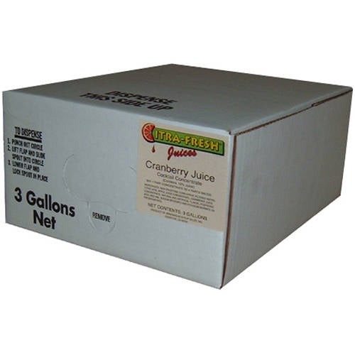 Willtec CitraFresh Cranberry Juice Bag in Box Syrup 3 gal.