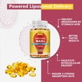 thumbnail image 3 of Liposomal NAD+ Supplement - 500mg - Precursor To Boost NAD+ Levels for Cellular Energy, Metabolism & Healthy Aging Support - 120 Capsules, 3 of 6