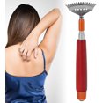 thumbnail image 2 of Jinsinto Multifunctional Telescopic Back Scraper Wooden Handle Stainless Steel Claw Ball Massager Portable Retractable Back Scraper, 2 of 5