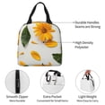 thumbnail image 5 of Lsque Sunny Yellow SunFlower Pattern Lunch Bag Women/Men Insulated Lunch Box,Small Leakproof Cooler Food Lunch Containers Reusable High Capacity Lunch Tote Bags, 5 of 6