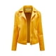 thumbnail image 4 of Chaquetas de Cuero Para Mujer, Abrigos, Abrigos Cálidos de Manga Larga, Parkas Finas de Invierno, Abrigo Sin Capucha de Imitación Odeerbi ODB173089, 4 of 5