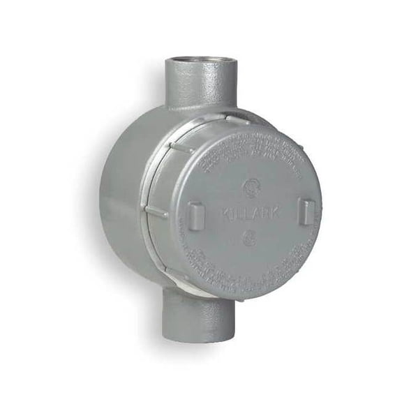 Hubbell Killark Conduit Outlet Body,Aluminum,C GECCT-1