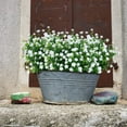 thumbnail image 6 of GRNSHTS 8/12/24 Bundles Artificial Flowers Fake Boxwood Shrubs UV Resistant No Fade Faux Greenery Faux Plastic Lotus for Home Garden Hanging Planter Indoor Porch Patio Office Wedding Decoration, 6 of 12