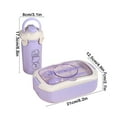 thumbnail image 3 of Zmeidao Lunch Box Set, Leakproof Lunch Container with Water Bottle, 3 Compartment Bento Box for Travel Office, 3 of 6