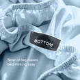 thumbnail image 6 of Bare Home Fitted Sheet - 22" Extra Deep Pocket - Premium 1800 Collection - Cal King, Light Blue, 6 of 7