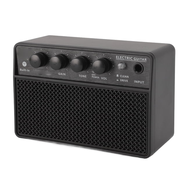 Bass Amplifier, Guitar Amp Rechargeable Black for Live
