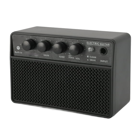 Bass Amplifier, Guitar Amp Rechargeable Black for Live