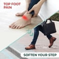 thumbnail image 4 of Welnove Shoe Tongue Pads Suede Memory Foam Shoe Padding Cushion Soft Self Adhesive Inserts Filler for Boots Leather Shoes Dress Shoes Loafers,2 Pairs,Beige,Size L, 4 of 7