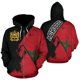 thumbnail image 3 of Sudadera con capucha y cremallera con estampado del emblema de Marruecos en 3D para hombre, tótem espiritual, bandera de Marruecos, sudadera con capucha con cremallera, ropa Harajuku Y2k, 3 of 5