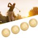 thumbnail image 5 of Bnineteenteam Pelotas de Golf de 4 Piezas, Pelotas de Golf Doradas de Doble Capa para Accesorios de Entrenamiento de práctica de Golf Ecomeon no, 5 of 6