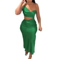 thumbnail image 2 of Liacowi Women's Sexy Spaghetti Strap Backless Long Midi Satin Bodycon Party Dress, 2 of 9