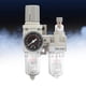 thumbnail image 4 of Procesador De Fuente De Aire De Neblina De Aceite, Estructura Compacta Filtro De Aire De 3 Componentes Procesador De Fuente De Gas Producción Automatizada Para Industria Ligera ANGGREK Pressure Reducing Valve Air Source Processor, 4 of 8