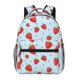 thumbnail image 1 of Easygdp Strawberry Mochila Ergonómica Versátil para Laptop - Múltiples Bolsillos, Correas Ajustables, Unisex para Escuela, Viajes y Actividades al Aire Libre-One Size, 1 of 5