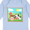 thumbnail image 4 of Inktastic Farm Animals with Cow, Chick and Pig Boys or Girls Long Sleeve Baby Bodysuit, 4 of 5