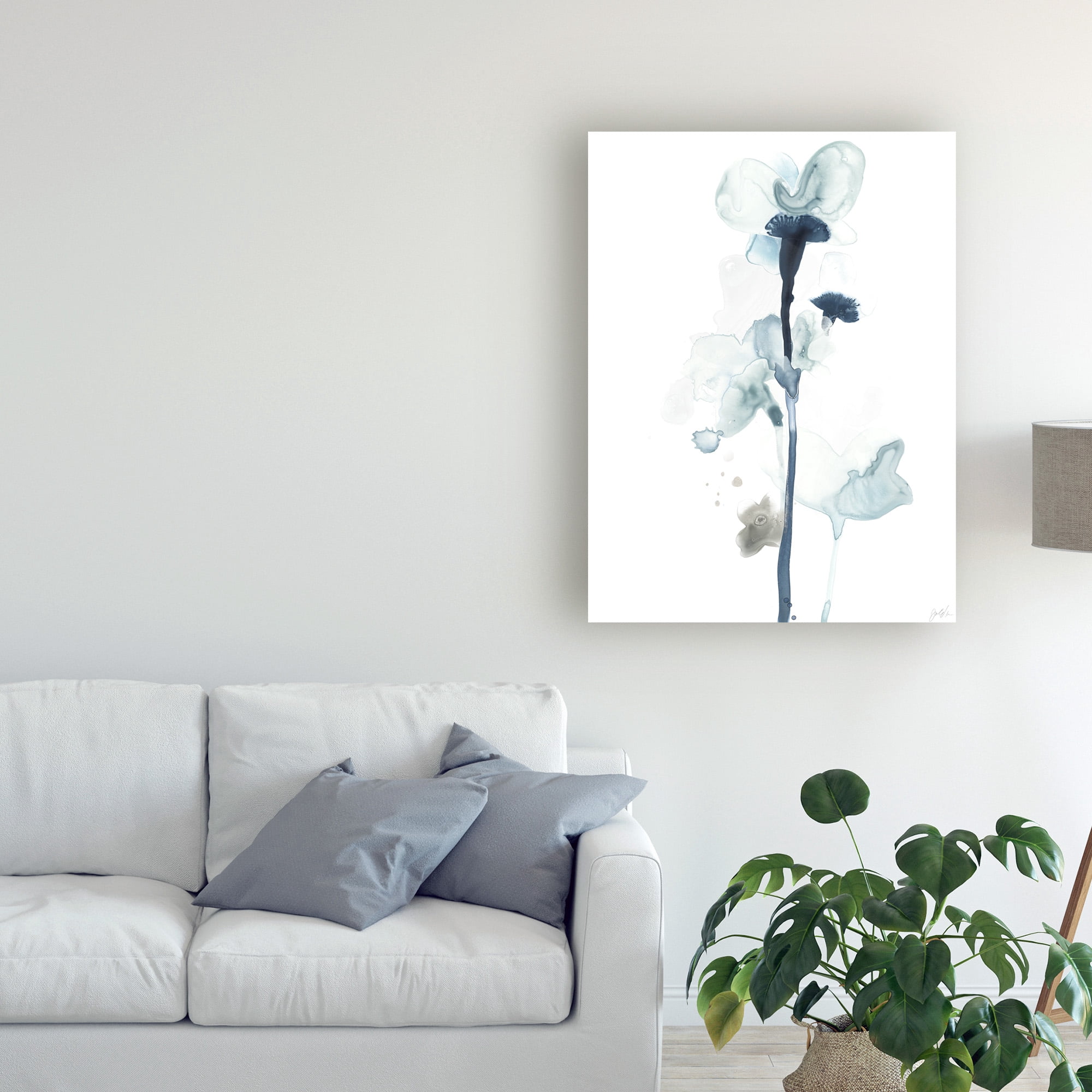 Trademark Fine Art 'Midnight Blossoms I' Canvas Art by June Erica Vess