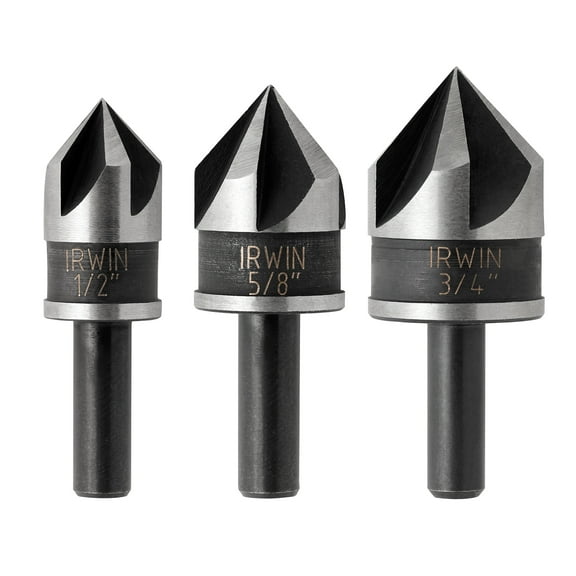 Irwin 1877720 Metal Countersink 3 Piece Set