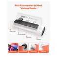 thumbnail image 6 of Laminator Machine, A3 Hot & Cold Laminator - Fast 1 Min Warm-Up, 3-5mil, Includes Starter Kit - Home, Office, School Supplies, 6 of 7