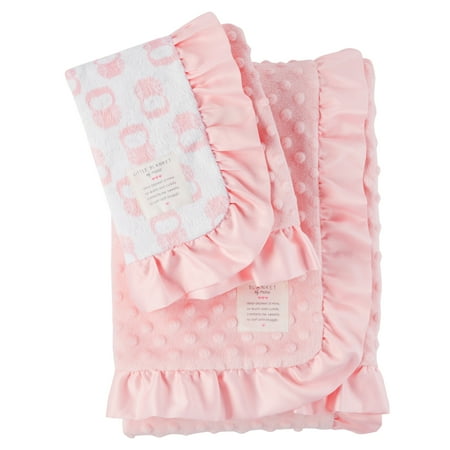 Child of Mine Baby Blanket Set, Pink 2 piece