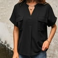thumbnail image 5 of Womens T Shirts Casual Black Tees Slim Fit Women Summer Tops 2026 Summer Shirts for Teens Modest, 5 of 6
