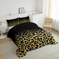 thumbnail image 3 of Manfei Cheetah Print 3pcs King Size Comforter Sets,Bling Glitter Bedding Comforter Set,Abstract Ombre Super Cozy Bedding Set,Microfiber Teenager Bedroom Decor,Reversible, 3 of 8