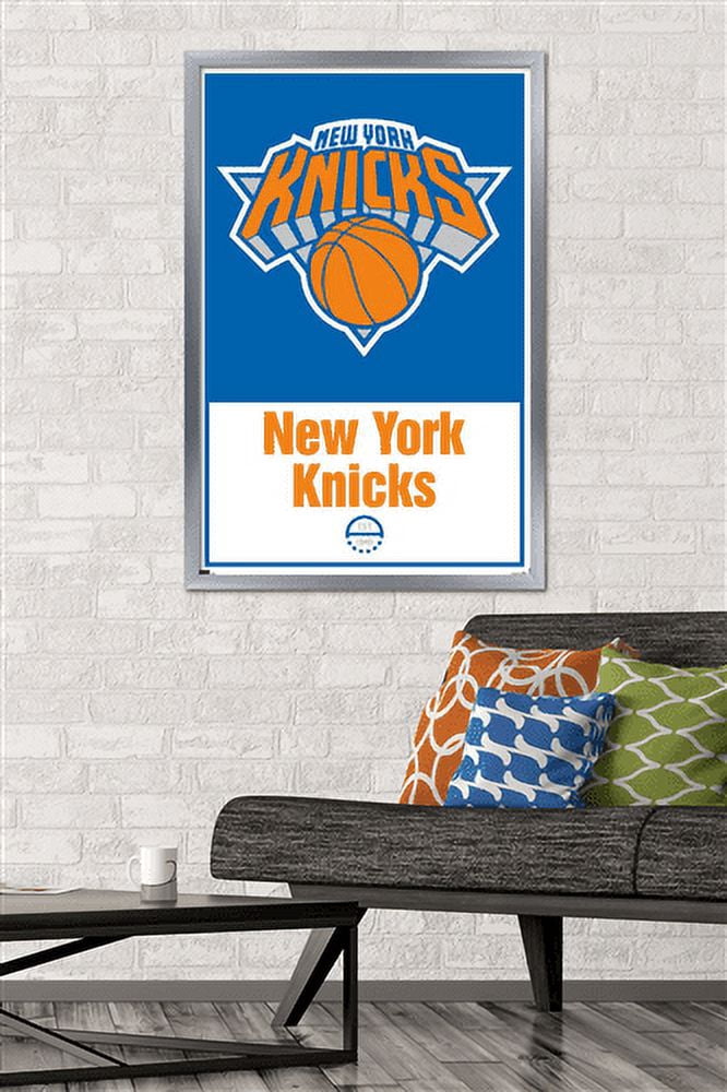 NBA New York Knicks - Logo 21 Wall Poster, 22.375" x 34", Framed