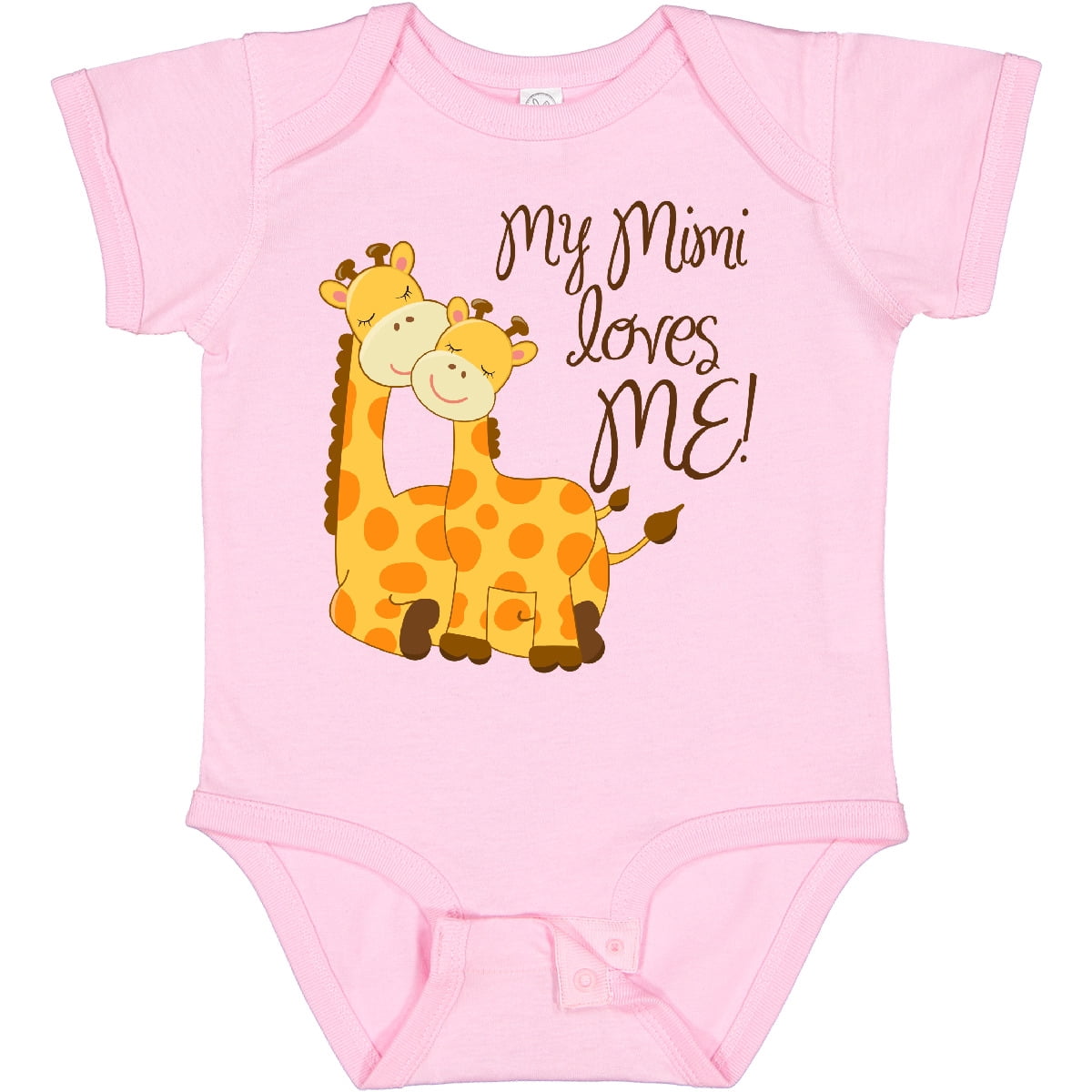 Inktastic My Mimi Loves Me Boys or Girls Baby Bodysuit