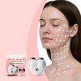 thumbnail image 1 of Iumwxz Mini Facial Massage Roller Microcurrent Portable Face Lifting Firming Rejuvenation Neck Beauty Device USB Charging Muscle Tension Relief Multi-Point Acupuncture 1 Pack Pink, 1 of 9