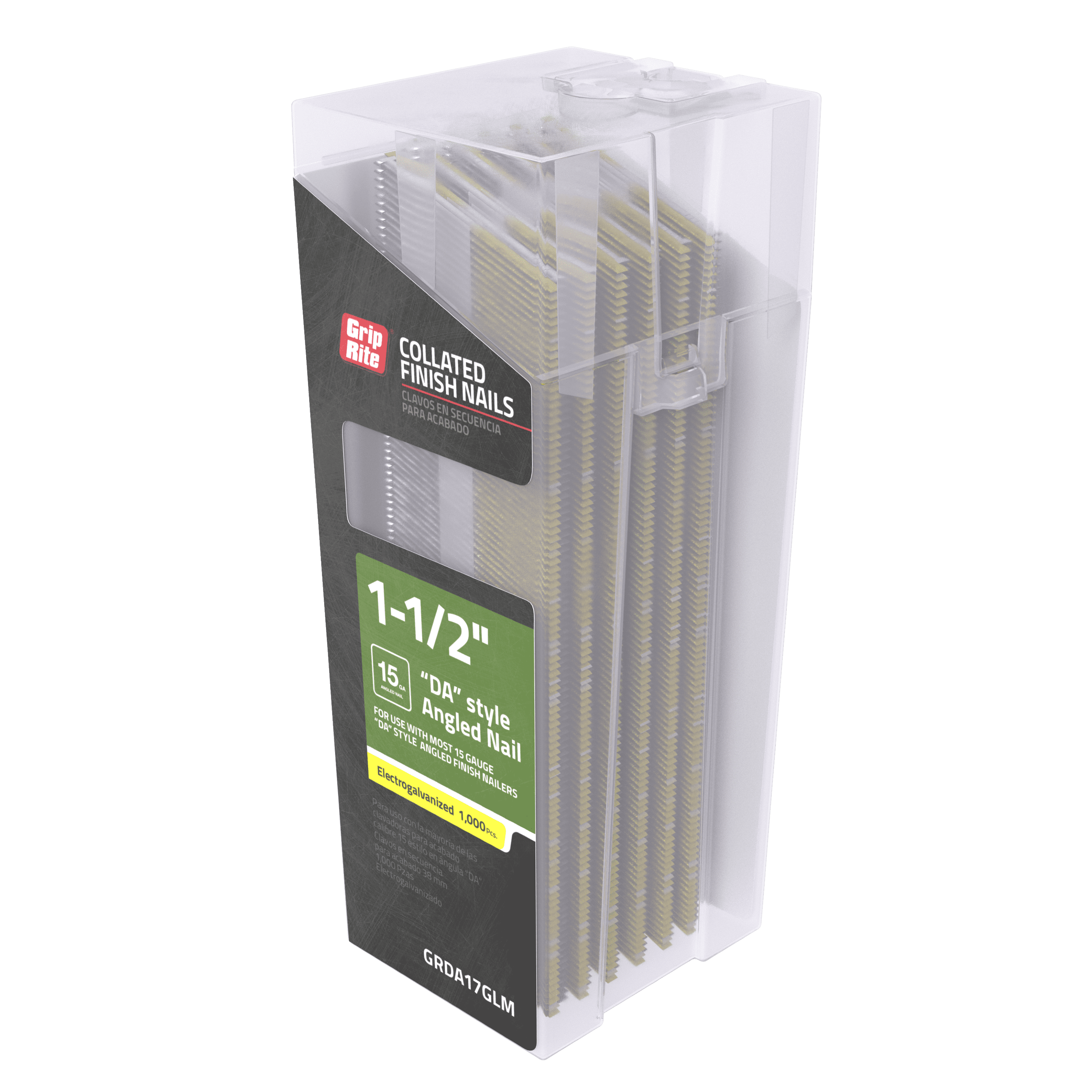 Grip-Rite DA-Finish Nail 15GA 1-1/2" Galv 1M