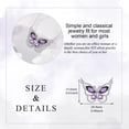 thumbnail image 5 of Butterfly Necklace for Women 925 Sterling Silver Butterfly Pendant Necklace February Birthstone Cubic Zirconia Jewelry Gift, 5 of 5