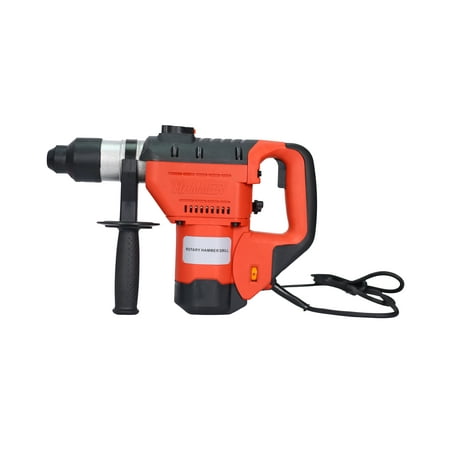 

Clearance! 1-1/2 Inch SDS-Plus Heavy Duty Rotary Hammer Drill Safety Clutch 3 Functions with Vibration Control Including Grease Chisels and Drill Bits with Case