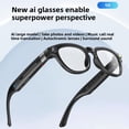 thumbnail image 2 of AI smart glasses, equipped with a 1080P camera, Bluetooth sunglasses, men's model, supports video recording, real-time translation, music playback, and call functions, 2 of 6