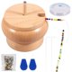 thumbnail image 1 of Kit de hilandero de cuentas, cuenco giratorio de cuentas de madera con aguja para abalorios, herramienta de cuentas de hilo de alta velocidad para fabricación de joyas DIY, productos de arte, 1 of 5
