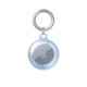 thumbnail image 1 of Funda transparente para AirTag Finder con llavero, compatible con soporte para llavero AirTag, funda protectora de cuerpo completo para mini rastreador para dispositivo AirPods de coche, funda AirTag con llavero, azul brillar Electrónica, 1 of 4