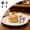 Black, variant on Stainless Steel Flatware Set, Short Handle Spoon and Fork, Multi Color Small Cutlery for Dessert Ice Cream Coffee Stirring, Dishwasher Safe for Home Cafe Travel Use