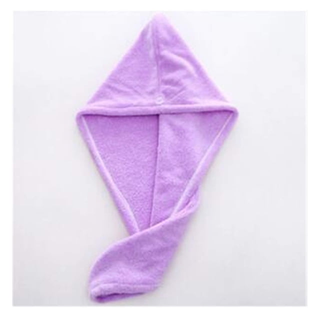 Toalla de microfibra tipo turbante para el cabello, súper absorbente y de secado rápido, para cabello largo y corto.