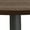 Studio Teak, Black Base, variant on KFI Studios Mode 2.5' Round Dining Table, Designer White, Black Base