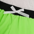 thumbnail image 6 of YONGHS Kids Girls Two Piece Athletic Swimsuit Racer Back Jumpsuit with Boyshorts Bathing Suit Fluorescent Green 14, 6 of 7